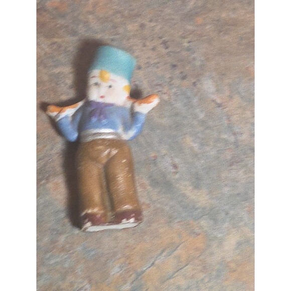 Dutch Boy Penny Doll 3.5''H Vintage 1930s Bisque Figurine Made in Japan - Picture 3 of 6